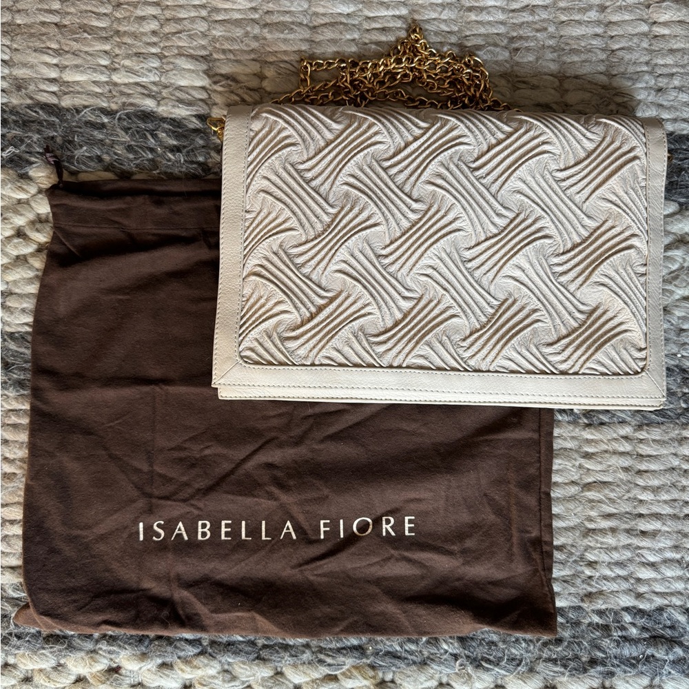 Isabel Fiore | Cream Belina Clutch - NWOT